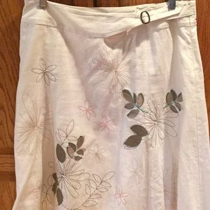 Tribal embroidered skirt.  Size 12.